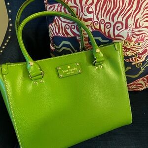 Kate Spade Vibrant Green Tote